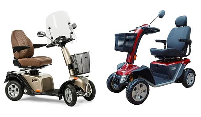 Le scooter électrique Life Mobility Solo Elégance et le Pride XL 140 S sont les alternatives au Presto S